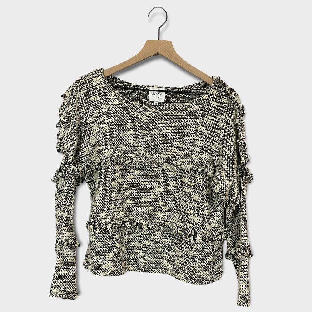 Misa Los Angeles Sofya Sweater - Black Multi - XS